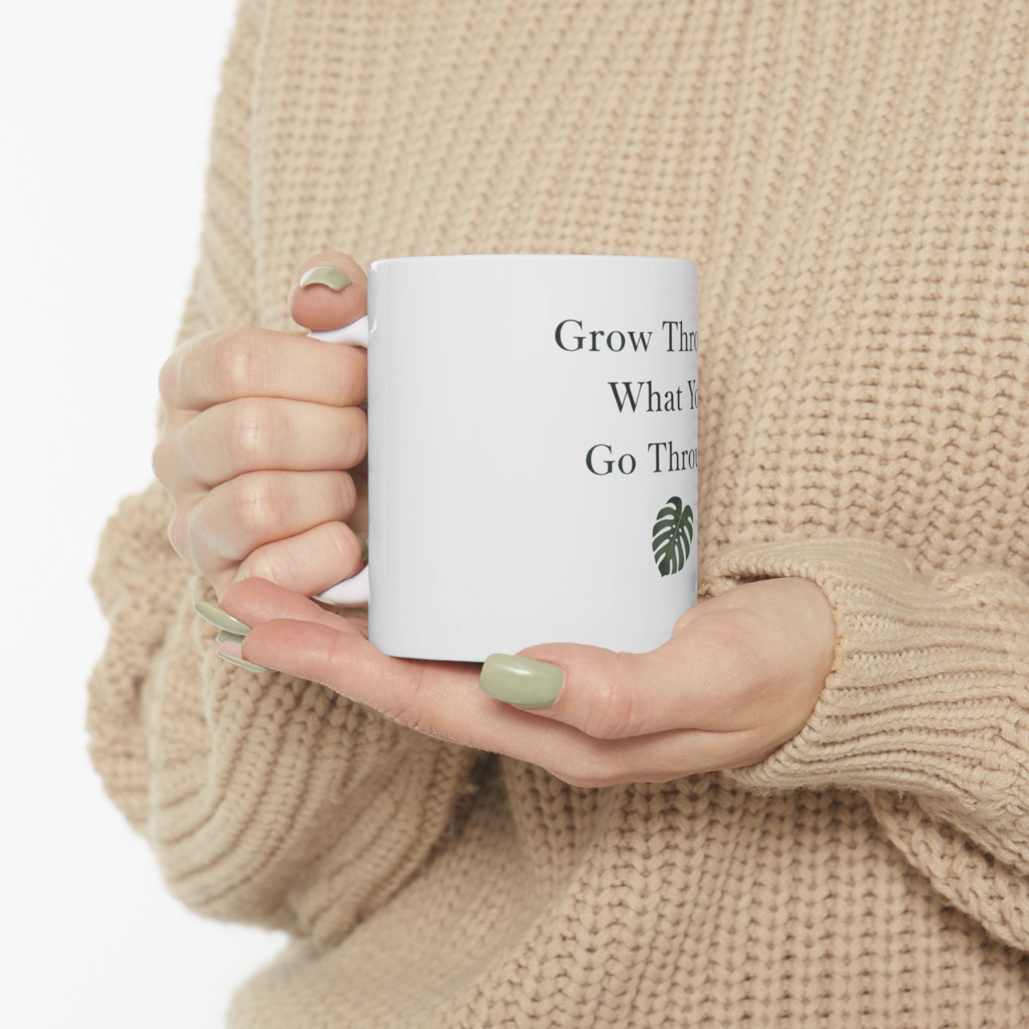 Grow Through Botanical Mug 11 oz